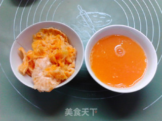 Orange Steamed Custard recipe