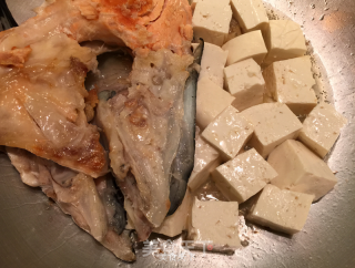 Salmon Milk Tofu Soup recipe