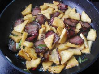 Braised Tofu with Bacon recipe