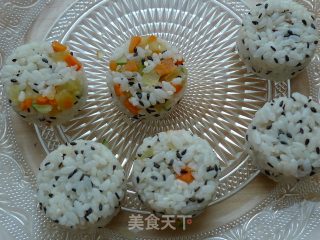 【flower Sushi】----crab Stick Sushi recipe