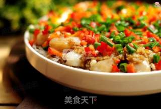 Steamed Long Lee Fish with Garlic Vermicelli recipe