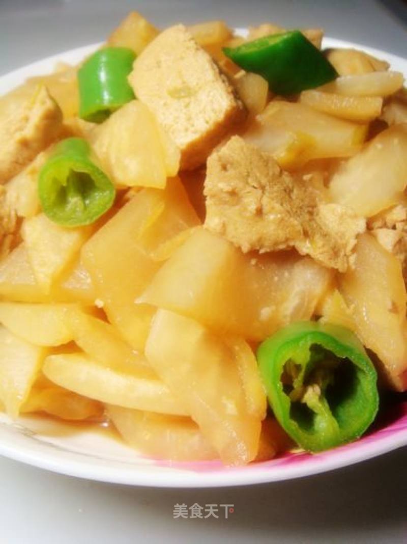 Radish Stewed Tofu recipe
