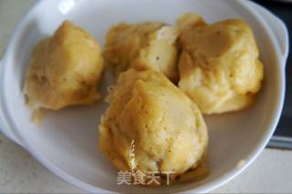 Pan Fried Sticky Bean Buns recipe