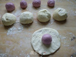 Purple Sweet Potato Mantou recipe