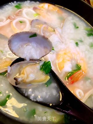 Seafood Congee recipe