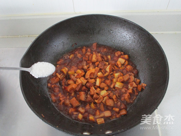 Fried Pork with Bamboo Shoots and Sauce recipe