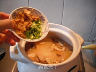 Chai Chicken Congee with Carrots and Mushrooms recipe