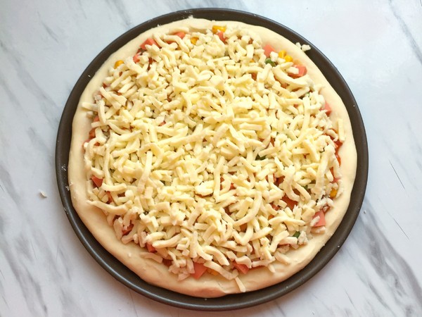 Ham and Shrimp Pizza recipe