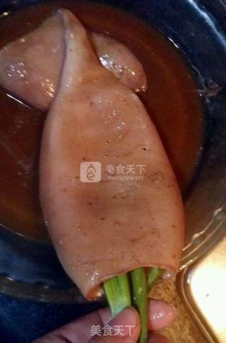 Braised Squid with Sauce recipe