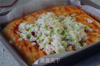 # Fourth Baking Contest and is Love to Eat Festival#fresh Fried Rice Pizza recipe