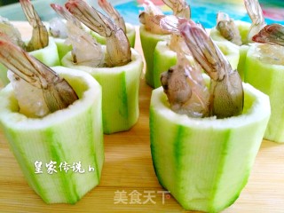 Loofah Shrimp Cup recipe