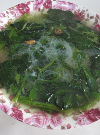 Mussel Spinach Soup recipe
