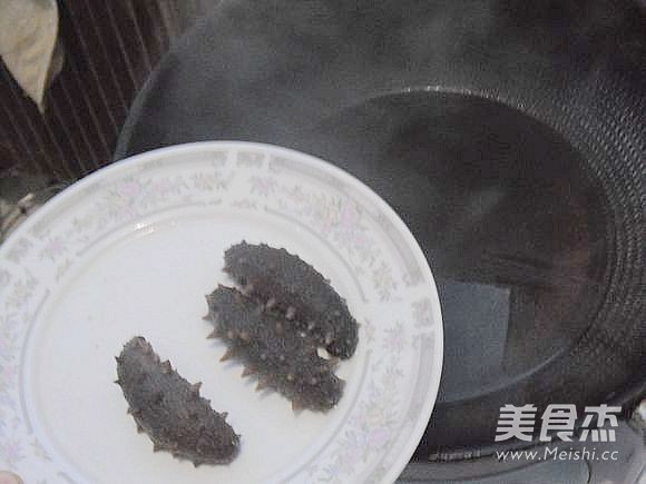 Sea Cucumber with Oyster Sauce recipe
