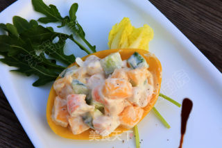 Lazy People Produce Fine Dishes-fresh and Refreshing Mango Shrimp Salad recipe
