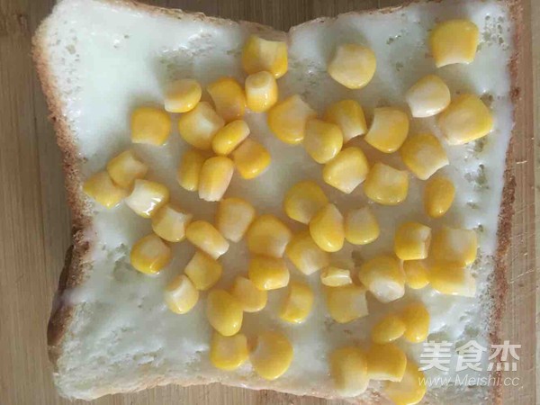 Corn Cheese Toast recipe