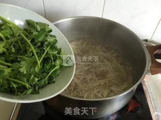 Enoki Mushroom Beef Soup recipe