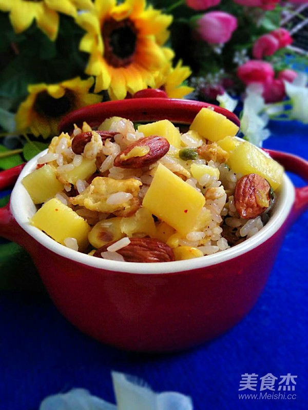 Pineapple Butternut Fried Rice recipe