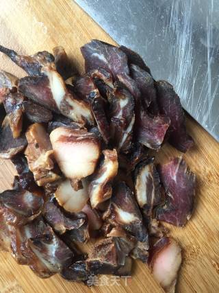 Stir-fried Winter Bamboo Shoots with Bacon recipe