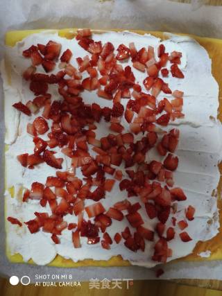 Strawberry Cake Roll recipe