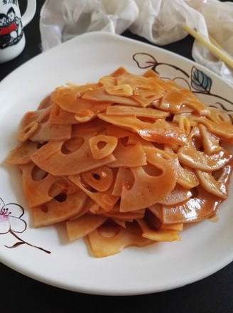 Sweet and Sour Lotus Root Slices recipe