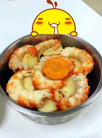 Steamed Tofu with Shrimp recipe