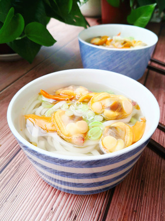 Kidney Bean Noodles with Yellow Clams recipe