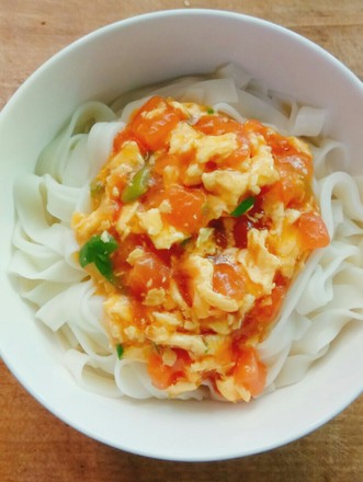 Tomato and Egg Noodles recipe