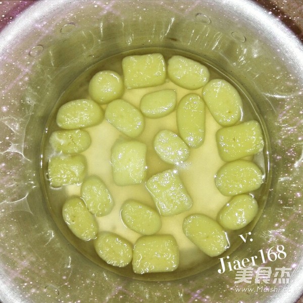 Homemade Sweet Potato Flavor Taro Balls recipe