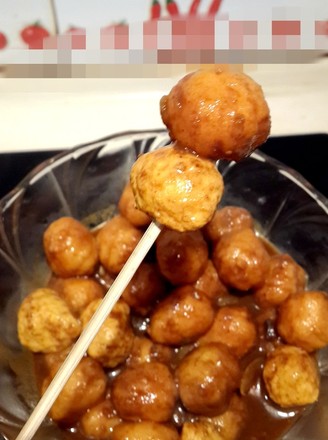 Lazy Homemade Curry Fish Balls