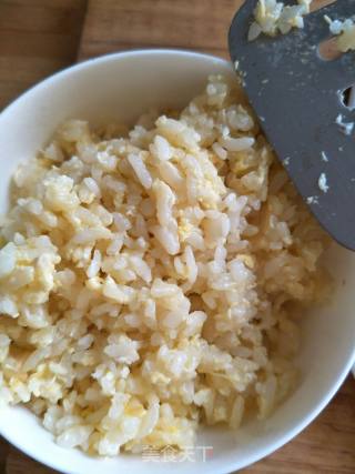 Fried Rice with Golden and Silver Egg recipe