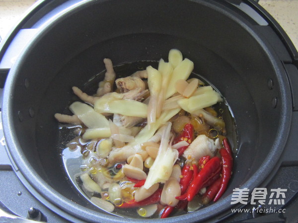 Kimchi Chicken Feet recipe