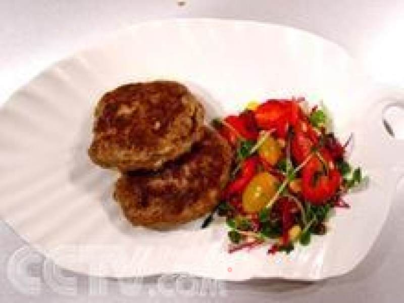 Pine Nut Burger Steak recipe