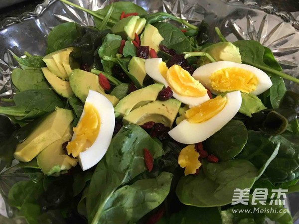 Baby Spinach and Avocado Salad recipe