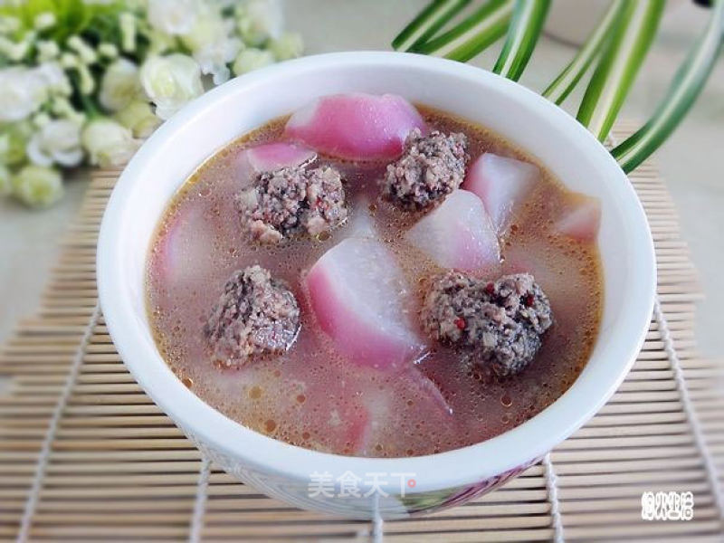 Bone-bone Ginseng Boiled Red Radish recipe