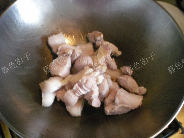 Hericium Red Braised Pork recipe