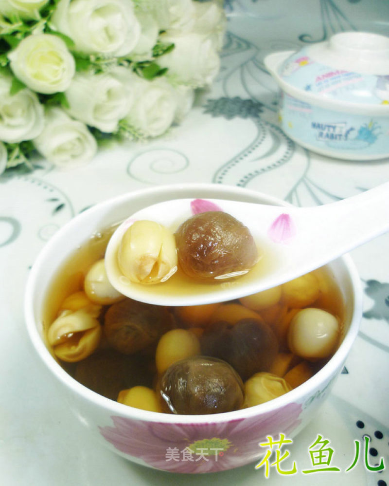 Longan and Lotus Seed Soup recipe