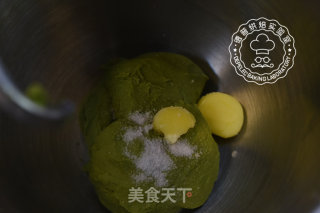 European Matcha Red Bean Bread recipe