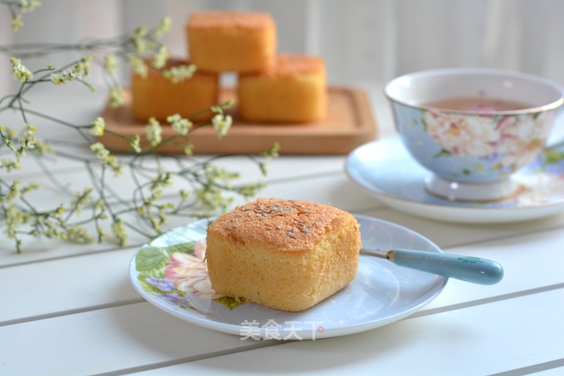 Whole Egg Sponge Sesame Cake recipe