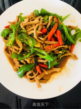 Green Pepper Shredded Pork recipe