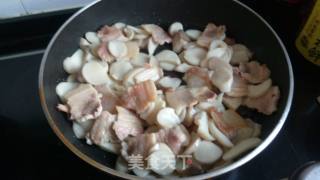 Pleurotus Eryngii Salt-fried Meat recipe