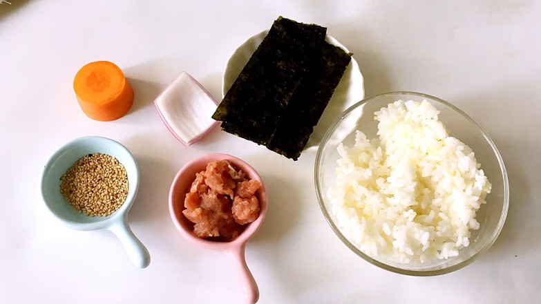 Pork Seaweed Rice Ball for Baby Food recipe