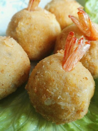 Potato Cheese Shrimp Balls recipe