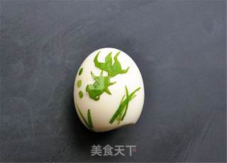 Make The Boiled Eggs As Beautiful As Paintings recipe