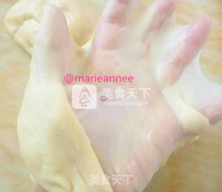 Hand Kneaded Bean Paste Flower Bread recipe