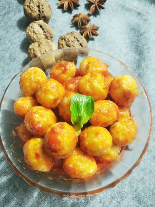 Tiger Skin Quail Eggs in Tomato Sauce recipe