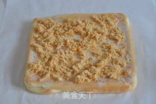 Chive Pork Floss Cake Roll recipe