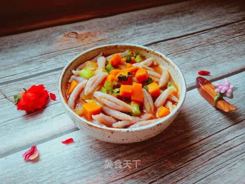 Purple Sweet Potato Noodles recipe