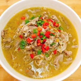 Sour Soup with Beef recipe