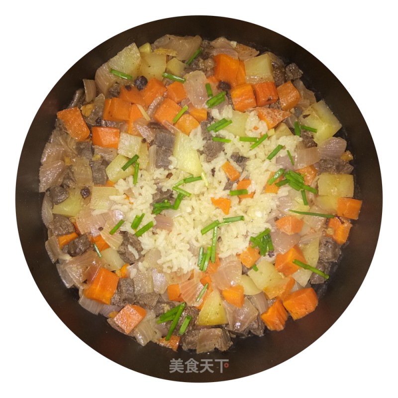 Cantonese-style Pilaf "beef Braised Rice"