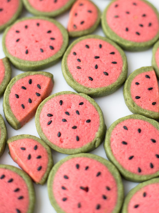 Watermelon Cookies recipe